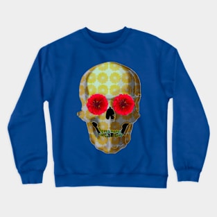 Golden floral skull Crewneck Sweatshirt